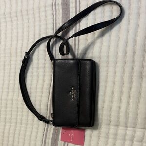 Kate Spade Black Leather Shoulder Bag